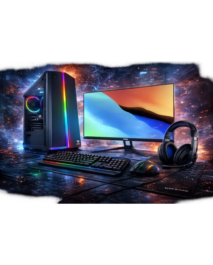 Pack PC Gamer Ryzen 5 5600GT + Moniteur 24" + pack G-lab - pcgamercasa.ma