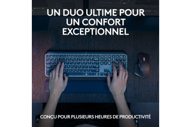 Pack Logitech MX Keys S Combo - clavier et souris