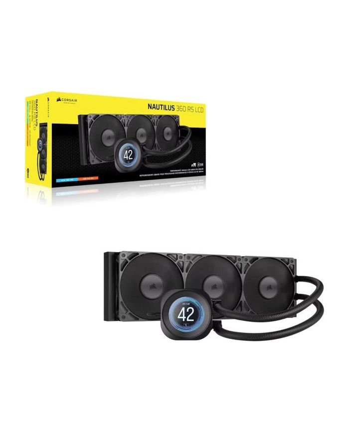 Corsair Nautilus 360 RS LCD Noir - Pc Gamer Casa