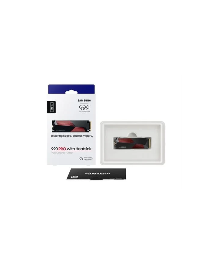 Samsung SSD 990 PRO M.2 PCIe NVMe 2 To avec dissipateur - SSD PS5/PC