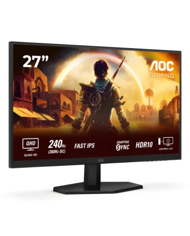 AOC Q27G42ZE 27" Fast IPS 2K QHD 240Hz (260Hz OC) 0.3ms - ECRAN PC