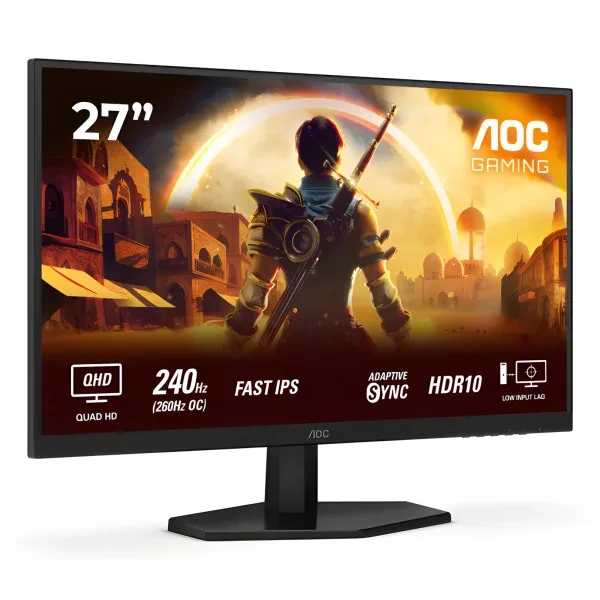 AOC Q27G42ZE 27" Fast IPS 2K QHD 240Hz (260Hz OC) 0.3ms - ECRAN PC