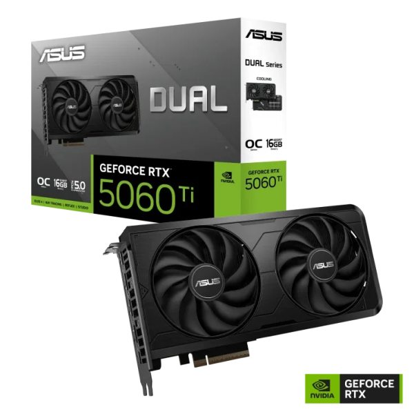ASUS Dual RTX 5060 Ti EVO OC - 16 Go GDDR7 -  CARTE GRAPHIQUE