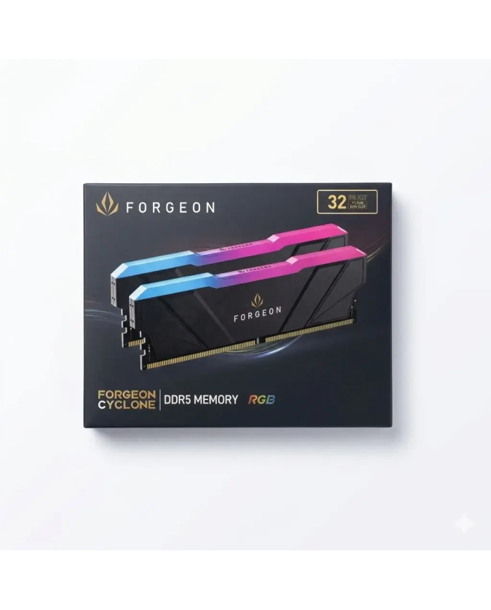 Forgeon Cyclone PRO RGB - 32 Go (2x16 Go) DDR5 6000 MHz - CL30