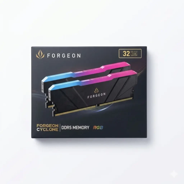 Forgeon Cyclone PRO RGB - 32 Go (2x16 Go) DDR5 6000 MHz - CL30