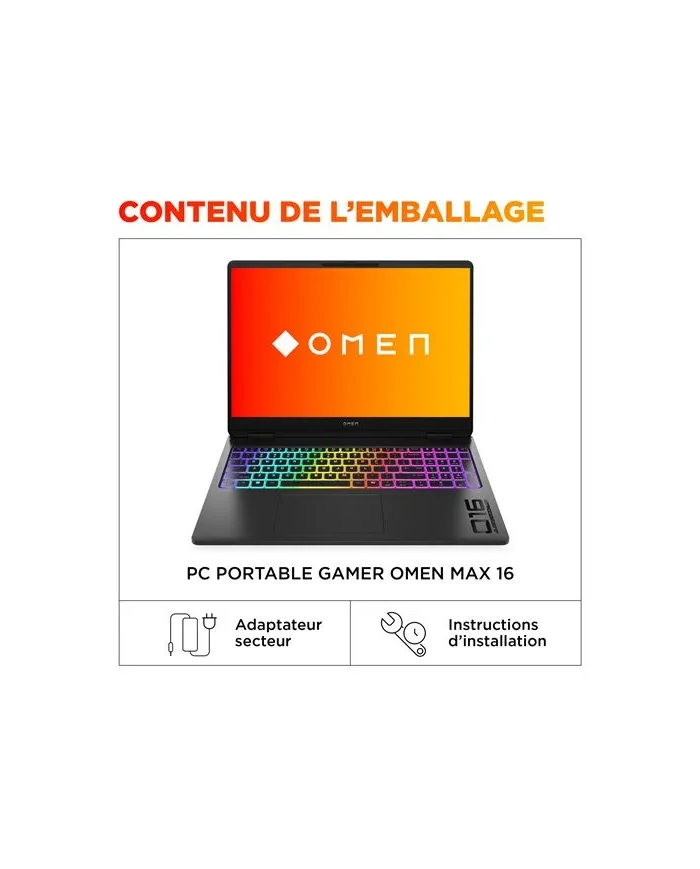 HP OMEN MAX 16-ak0000ns Ryzen AI 9 HX 375/32GB DDR5/1TB SSD/RTX 5080 16GB/16" 240Hz/Win11/Black