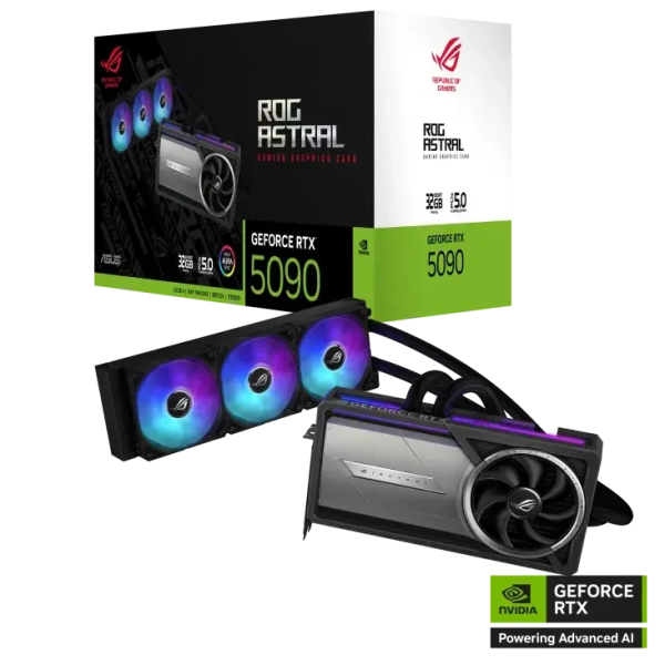 ASUS ROG Astral LC RTX 5090 - 32 Go GDDR7 - CARTE GRAPHIQUE