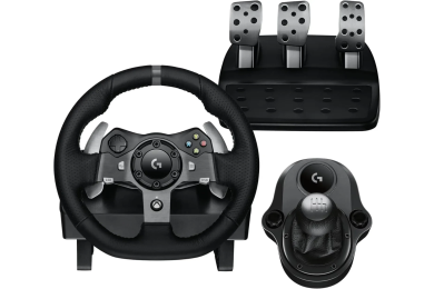 Pack Simulation Logitech G920 Racing Wheel + Driving Force Shifter - Xbox/PC