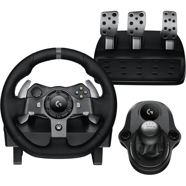 Pack Simulation Logitech G920 Racing Wheel + Driving Force Shifter - Xbox/PC