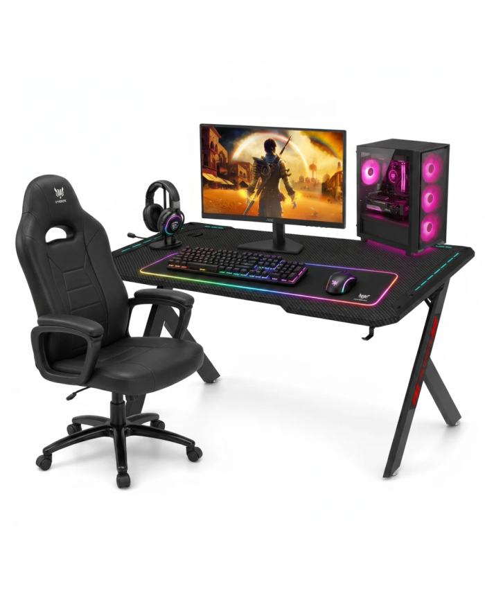 Pack Gaming AM5 - Ryzen 5 7500F - RTX 4060 + Écran 180Hz + Setup Complet