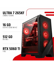 PC Gamer Ultra 7 265KF/RTX 5060 Ti 16GB/16GB DDR5/512GB SSD