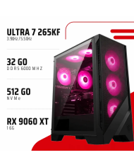 PC Gamer Core Ultra 7 265KF/RX 9060 XT 16GB/32GB DDR5/512GB SSD