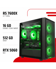 PC Gamer Ryzen 5 7600X/RTX 5060 8GB/16GB DDR5/512GB SSD - PGC