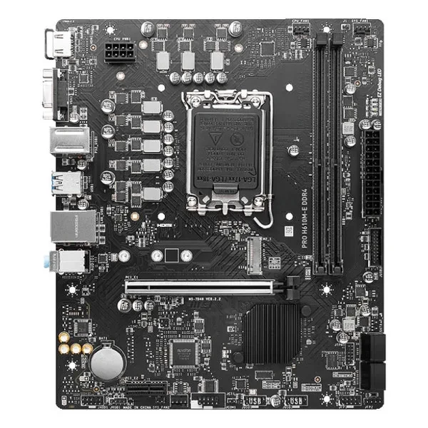 MSI PRO H610M-E DDR4 - Carte mère Micro-ATX