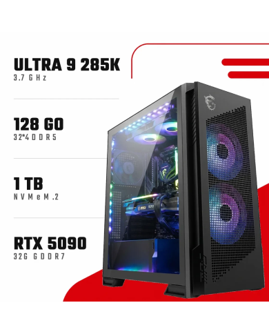 PC Gamer Intel Core Ultra 9 285K/RTX 5090 32GB/128GB DDR5/1TB SSD