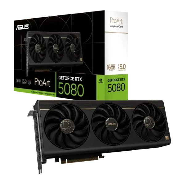 ASUS ProArt GeForce RTX 5080 - 16 Go GDDR7 - CARTE GRAPHIQUE