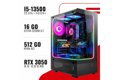 PC Gamer Core i5-13500/RTX 3050 8GB/16GB DDR4/512GB SSD - Pc Gamer Casa