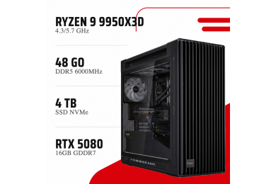 PC Gamer Ryzen 9 9950X3D/RTX 5080 16GB/48GB DDR5/4TB SSD - PC GAMER CASA