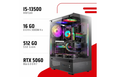 PC Gamer Intel Core i5-13500/RTX 5060 8GB/16GB DDR4/512GB SSD -PC GAMER CASA