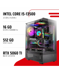 PC Gamer i5-13500/RTX 5060 Ti 8GB/16GB DDR4/512GB SSD