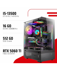 PC Gamer Intel Core i5-13500/RTX 5060 Ti 16GB/16GB DDR4/512GB SSD - PC GAMER CAA