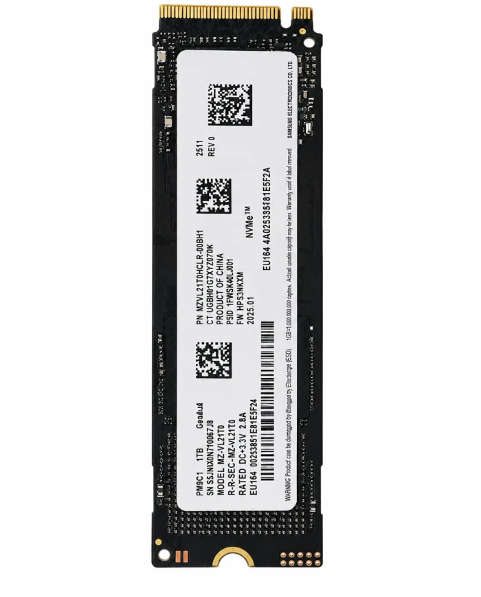 Samsung PM9C1 - 1 To NVMe Gen4 - 6000 Mo/s  - Samsung