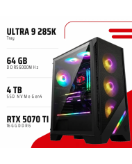 PC Gamer Core Ultra 9 285K/RTX 5070 Ti 16GB/64GB DDR5/4TB SSD