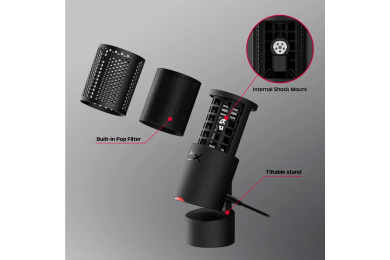 HyperX SoloCast 2 Black- Microphones