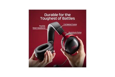 HyperX Cloud III S Wireless (noir/rouge) - Micro-casque