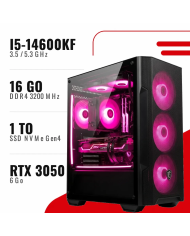 PC Gamer i5-14600KF/RTX 3050 6GB/16GB DDR4/1TB SSD
