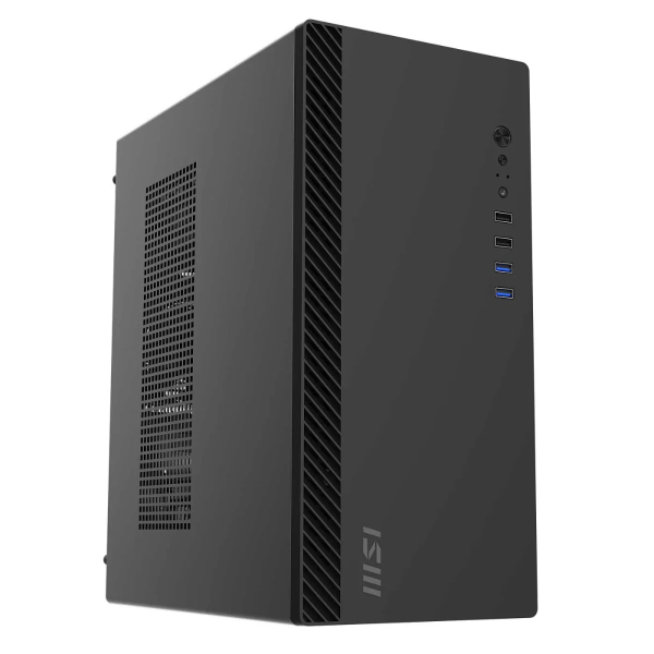 MSI PRO SHIELD M100P - Boîtier Micro-ATX - 18.3L - Noir