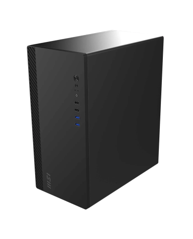 MSI PRO SHIELD M100P - Boîtier Micro-ATX - 18.3L - Noir