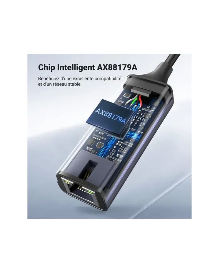 Ugreen Adaptateur Aluminium USB 3.0 vers RJ45 Gigabit Ethernet