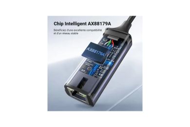 Ugreen Adaptateur Aluminium USB 3.0 vers RJ45 Gigabit Ethernet