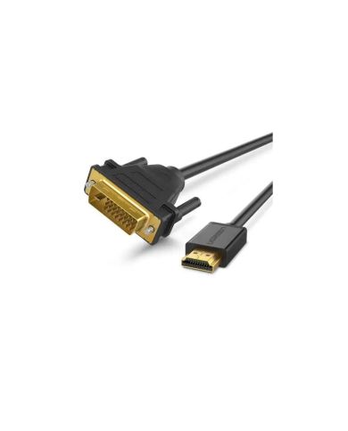 Câble Ugreen HDMI vers DVI Mâle/Mâle 2 mètres - 1080p