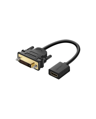 Adaptateur UGREEN DVI Male vers HDMI Femelle - Connecteurs Plaqués Or