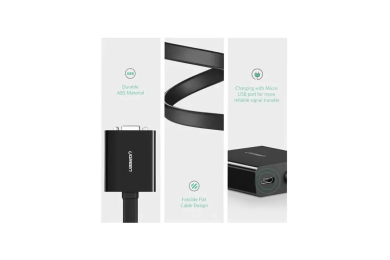 Adaptateur Ugreen DVI-D vers VGA 30cm - 1080p