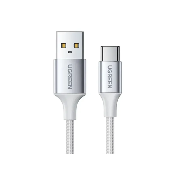 Câble Ugreen USB-A vers USB-C 1m Blanc - Transfert et Charge