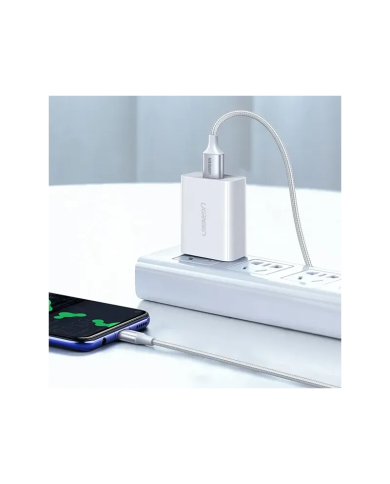 Câble Ugreen USB-A vers USB-C 1m Blanc - Transfert et Charge