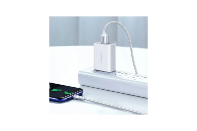 Câble Ugreen USB-A vers USB-C 1m Blanc - Transfert et Charge