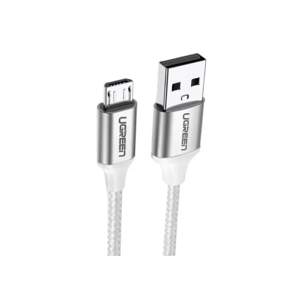 Câble USB-A vers Micro-USB Ugreen 1m - Blanc