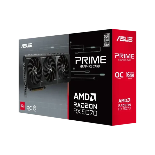 ASUS Prime Radeon RX 9070 OC Edition - 16GB GDDR6 - Carte graphique