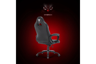 HYBROK FIGHTER Black - Fauteuil Gaming Ergonomique - Noir