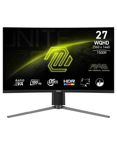 MSI MAG 27CQ6PF - 27" WQHD 180Hz Rapid VA 0.5ms