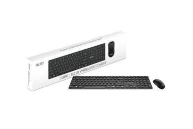 MSI FORGE K210 Wireless Combo - Switches Ciseaux - 1600 DPI - Pc Gamer Casa