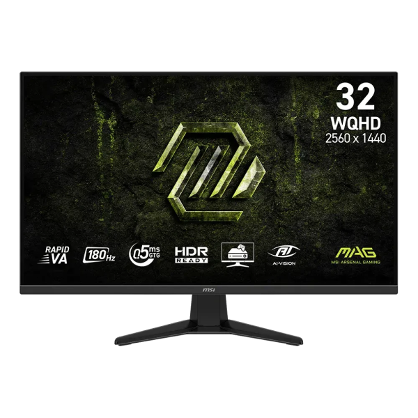 MSI MAG 325QF E18V - 31.5" WQHD - 180Hz - 0.5ms - Rapid VA