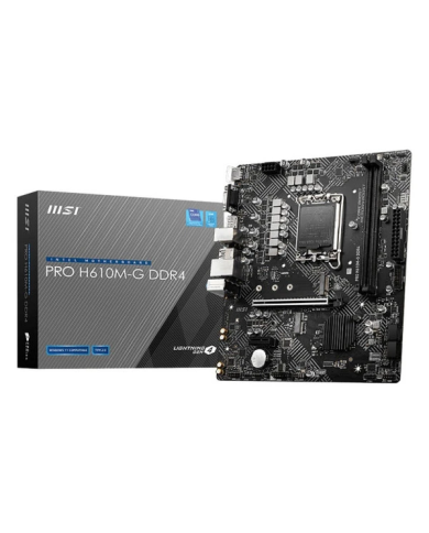 MSI PRO H610M-G DDR4 - Micro ATX - LGA 1700 - DDR4