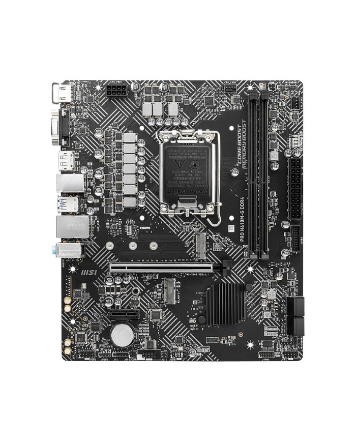 MSI PRO H610M-G DDR4 - Micro ATX - LGA 1700 - DDR4
