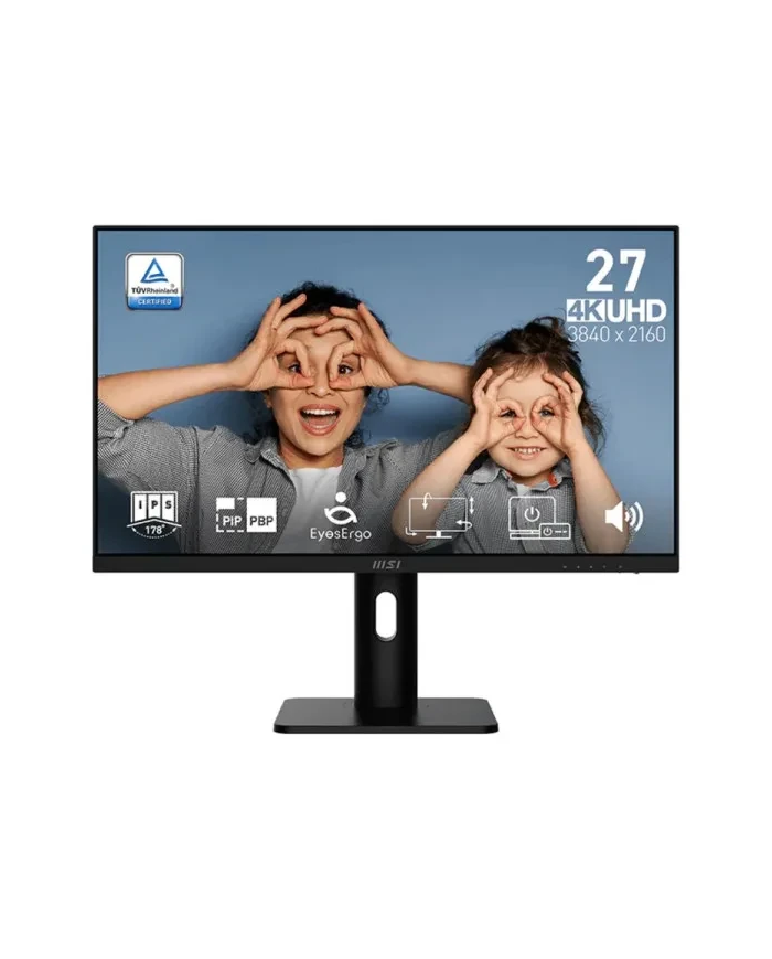 MSI PRO MP273UP E6 - 27" 4K - Dalle IPS - Pied Pivot