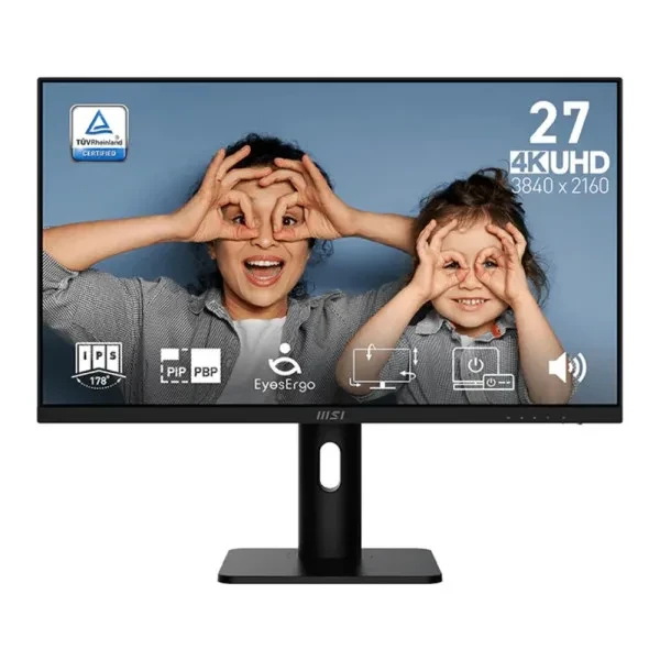 MSI PRO MP273UP E6 - 27" 4K - Dalle IPS - Pied Pivot